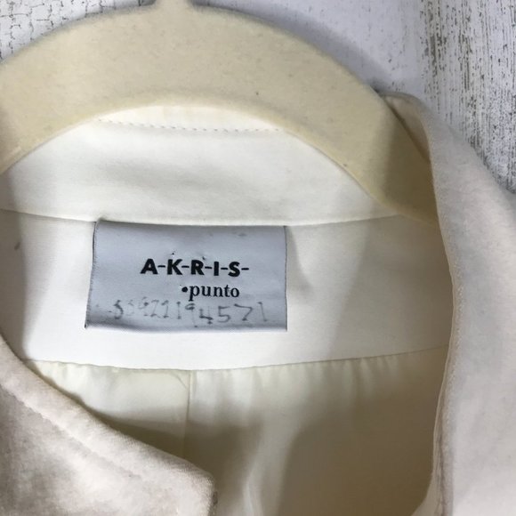 💜 Akris Punto Natural Zip up Wool & Angora Jacket - Picture 3 of 12